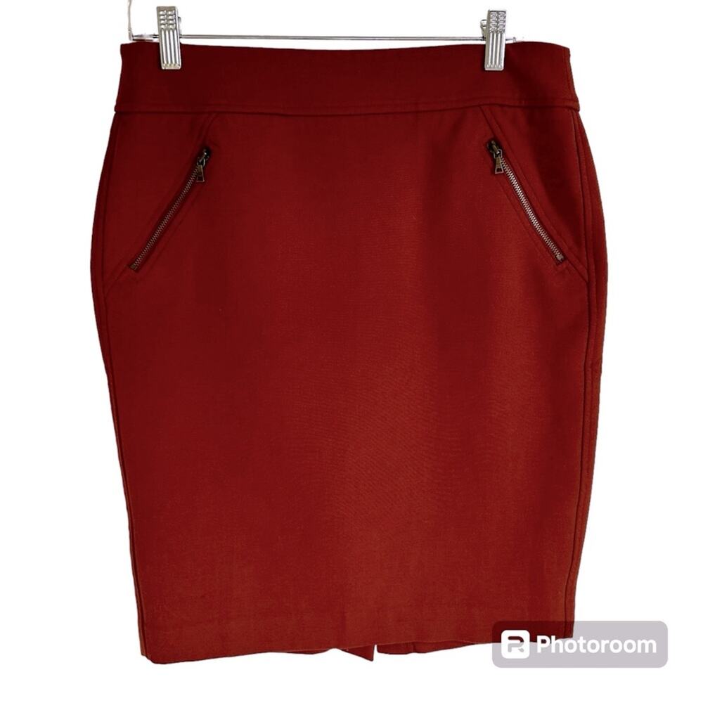 Loft women’s‎ skirt size 6 tan burnt orange